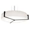 Afx Apex 21" LED Pendant - Espresso Finish - Linen White Shade APP1932LAJUDES-LW - alternate 1